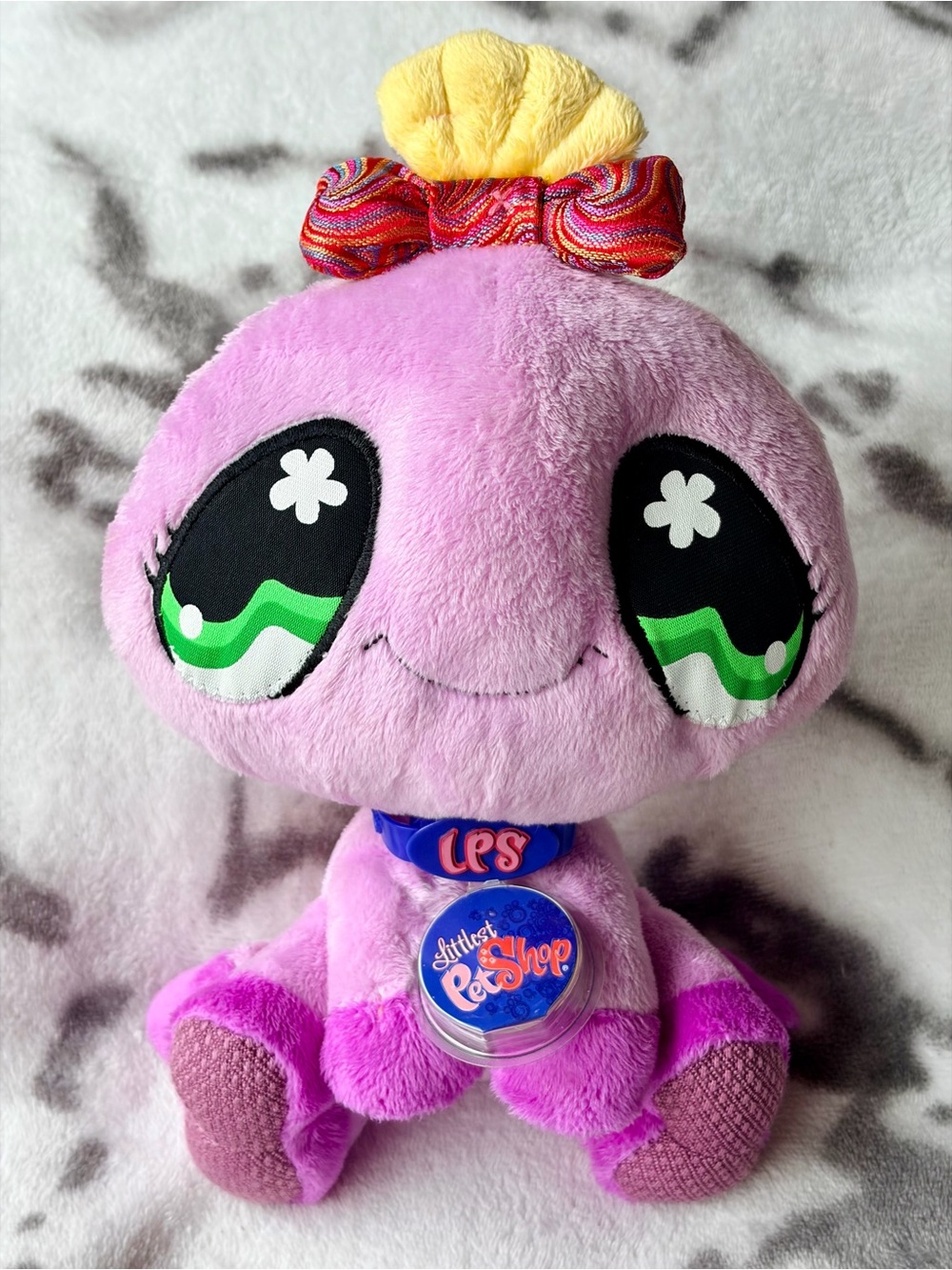 2007 Littlest Pet Shop VIPs Purple Spider 10” Plush Toy/LPS#: 65046/63989 Asst.